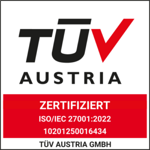 TÜV Austria ISO 27001 Zertifizierung - solutions by acs