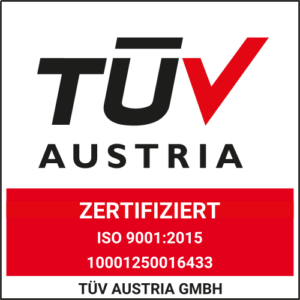TÜV Austria ISO 9001 Zertifizierung - solutions by acs